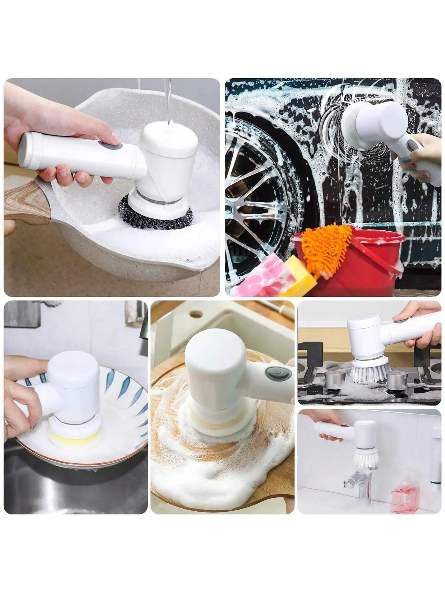 5-in-1 Powerful Electric Cleaning Brush