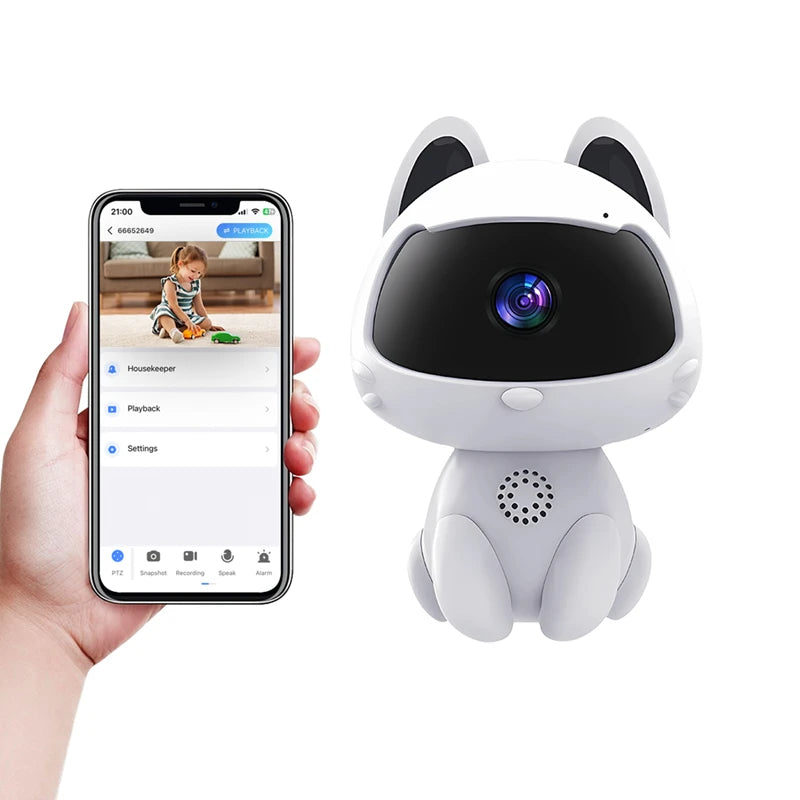 Automatic Tracking 360° Smart Home Security Camera