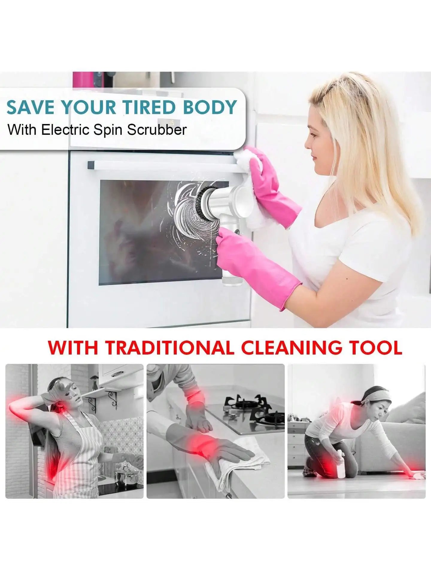5-in-1 Powerful Electric Cleaning Brush