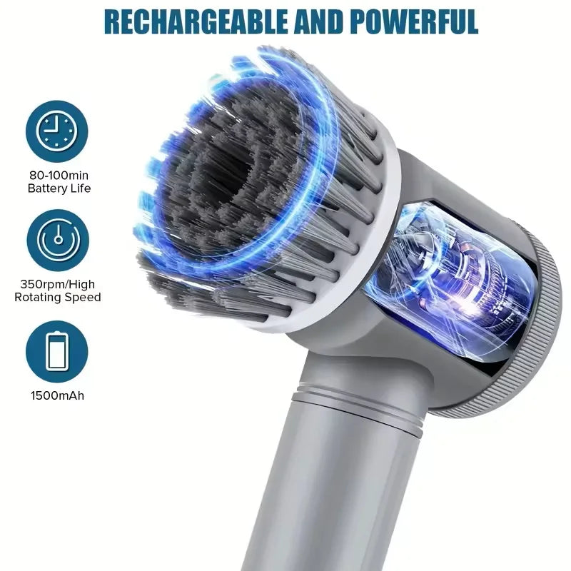 5-in-1 Powerful Electric Cleaning Brush