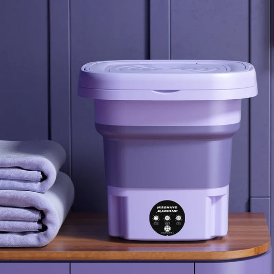 Folding Washing Machine with Dryer Bucket
